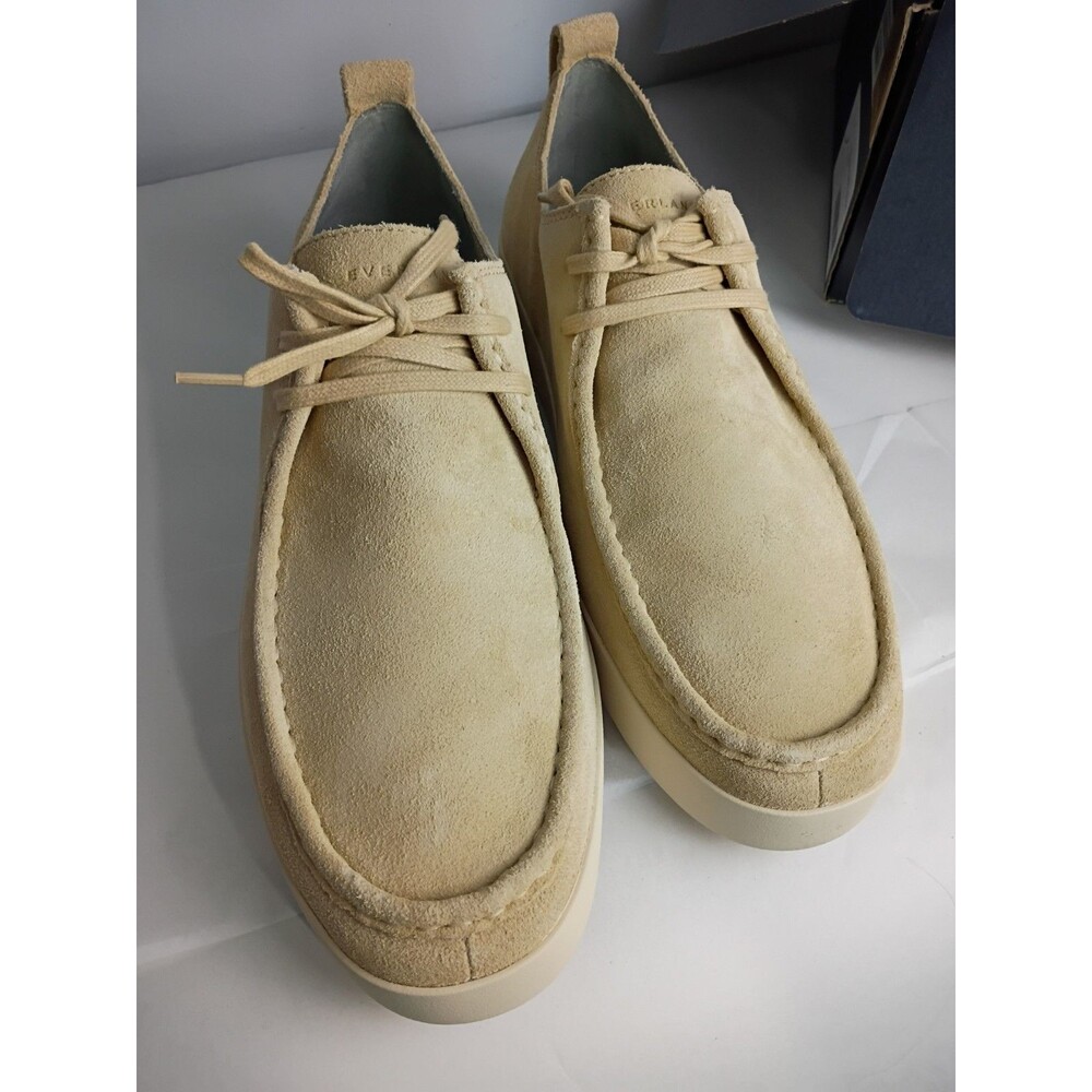 Everlane Men's Tan Low Top Lace Suede Leather Loafers Size 12.5 business casual
